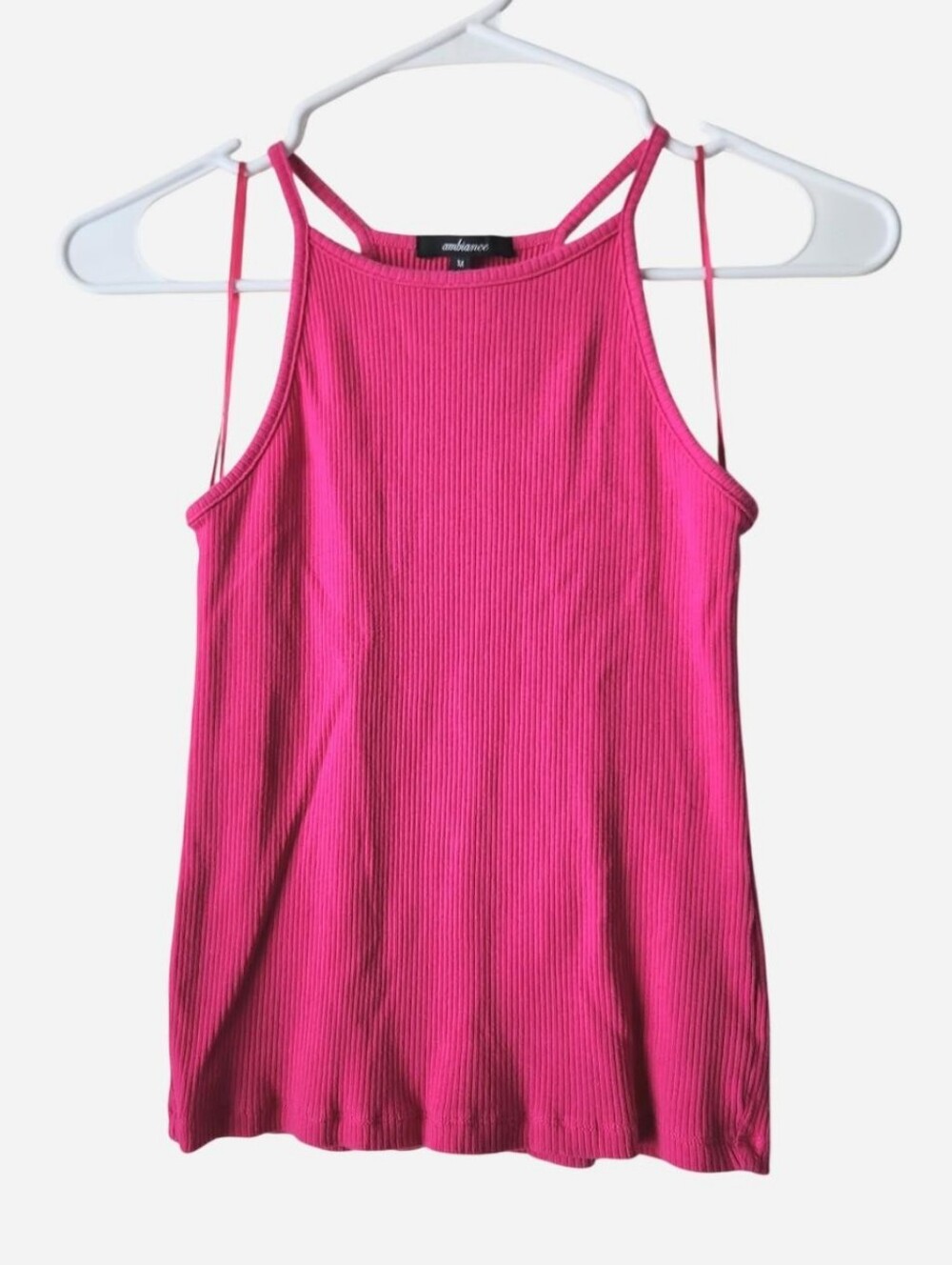 Hot Pink Cotton Tank